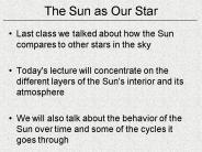 The Sun as Our Star