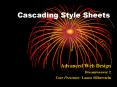 Cascading Style Sheets PowerPoint PPT Presentation