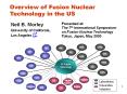Overview of Fusion Nuclear Technology in the US PowerPoint PPT Presentation
