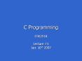 C Programming PowerPoint PPT Presentation