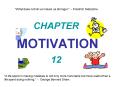 MOTIVATION PowerPoint PPT Presentation