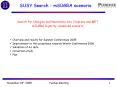 SUSY Search mSUGRA scenario PowerPoint PPT Presentation