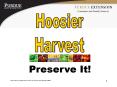 FOOD PRESERVATION PROGRAM PowerPoint PPT Presentation