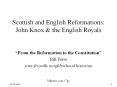 Scottish%20and%20English%20Reformations:%20John%20Knox%20 PowerPoint PPT Presentation