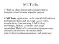 ME Tools PowerPoint PPT Presentation