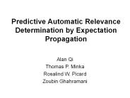 Predictive Automatic Relevance Determination by Expectation Propagation