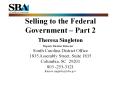 Selling to the Federal Government Part 2 PowerPoint PPT Presentation