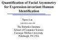 Quantification of Facial Asymmetry for Expression-invariant Human Identification PowerPoint PPT Presentation
