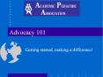 Advocacy 101 PowerPoint PPT Presentation