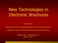 New Technologies in Electronic Brochures PowerPoint PPT Presentation
