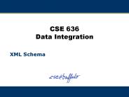 CSE 636 Data Integration