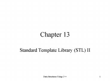 PPT – Standard Template Library STL II PowerPoint presentation | free ...