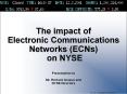 The impact of Electronic Communications Networks (ECNs) on NYSE PowerPoint PPT Presentation