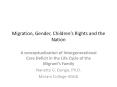 Migration, Gender, Children PowerPoint PPT Presentation