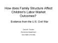 How does Family Structure Affect Children's Labor Market Outcomes PowerPoint PPT Presentation