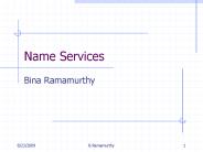 Name Services