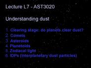 Lecture L7 AST3020