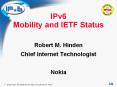 IPv6 Mobility and IETF Status PowerPoint PPT Presentation