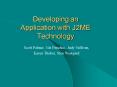 Developing an Application with J2ME Technology PowerPoint PPT Presentation