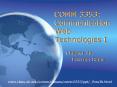 COMM 3353: Communication Web Technologies I PowerPoint PPT Presentation