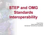 STEP and OMG Standards Interoperability