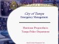 City of Tampa Emergency Management PowerPoint PPT Presentation