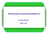 Biomedical Instrumentation II