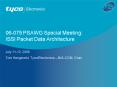 06079 PSAWG Special Meeting: ISSI Packet Data Architecture PowerPoint PPT Presentation