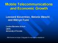 Mobile Telecommunications and Economic Growth PowerPoint PPT Presentation