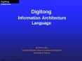 Digitong Information Architecture Language PowerPoint PPT Presentation