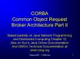 CORBA Common Object Request Broker Architecture Part II Based partially on Java Network Programming PowerPoint PPT Presentation