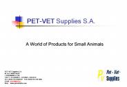PET-VET Supplies S.A.