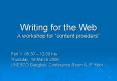 Writing for the Web A workshop for content providers PowerPoint PPT Presentation