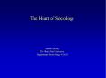 The Heart of Sociology PowerPoint PPT Presentation