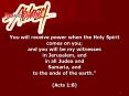 You will receive power when the Holy Spirit comes on you PowerPoint PPT Presentation