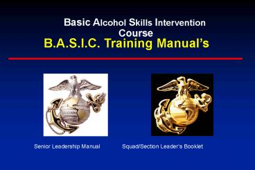 Senior Leadership Manual SquadSection Leaders Booklet