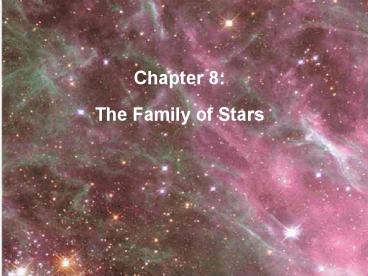 The Family of Stars