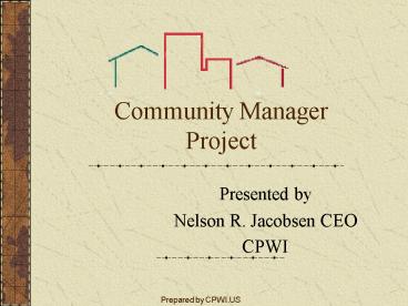 Community Manager Project