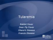 Tularemia