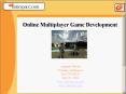 Online Multiplayer Game Development PowerPoint PPT Presentation