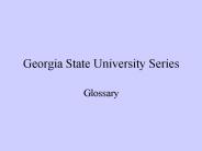 Georgia State University Series