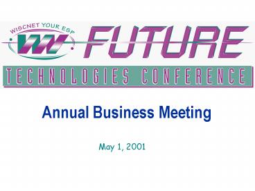 Annual Business Meeting