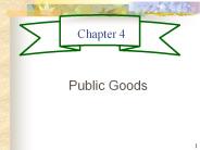 Public Goods
