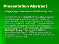 Presentation Abstract PowerPoint PPT Presentation
