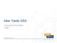 Aker Yards ASA