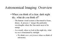 Astronomical Imaging: Overview