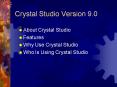 Crystal Studio Version 9.0 PowerPoint PPT Presentation
