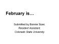 February is PowerPoint PPT Presentation