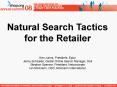 Natural Search Tactics for the Retailer