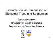 Scalable Visual Comparison of Biological Trees and Sequences